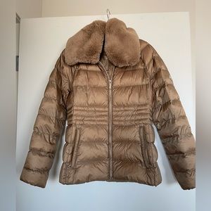 Michael Kors Tan puffers Jacket